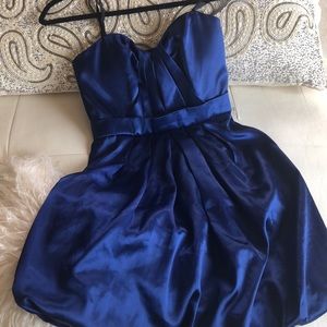 Women’s party dress topaz blue size small